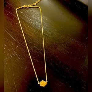 Beautiful rose gold druzy pendant!